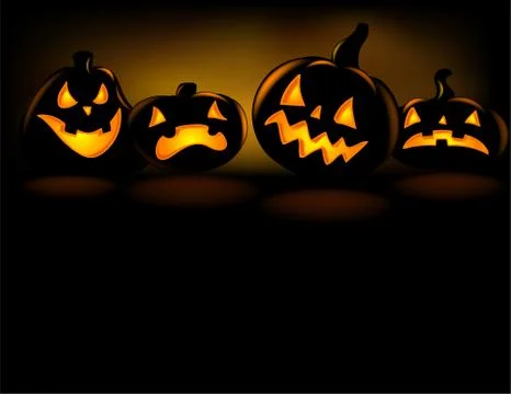 Grinning Halloween lantern Stock Illustration