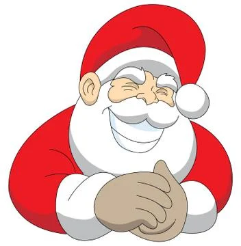 Grinning Santa Stock Illustration
