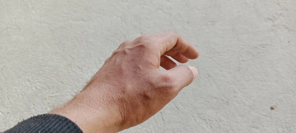 A grip that looks empty Stock Photos