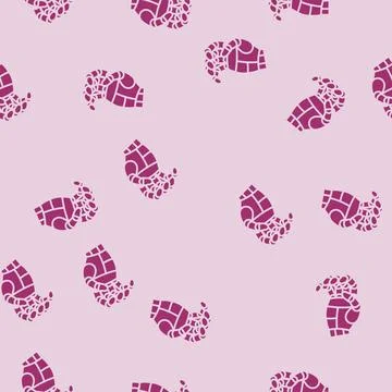 Grip robot hand gesture glyph seamless pattern 스톡 일러스트