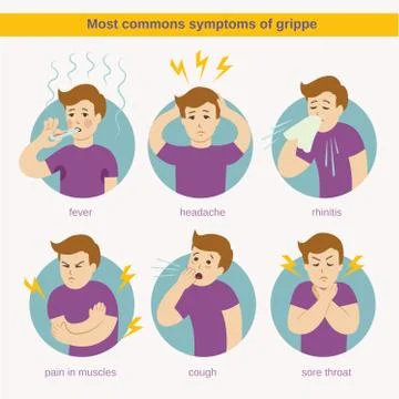 Grippe Stock Illustration