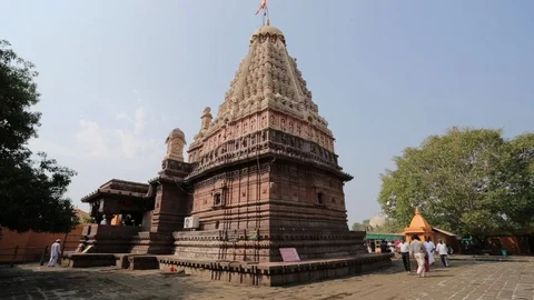 Grishneshwar Temple, India. 스톡 동영상 124631192