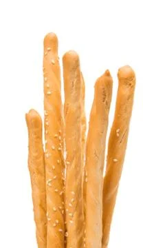 Grissini isolated Stock Photos