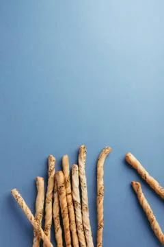 Grissini on the table. Stock Photos