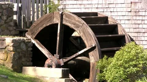 Grist mill 4 Stock Footage 11890501