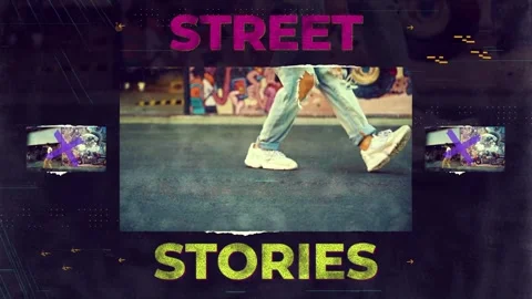 Grit &amp; Groove  Urban Slide 4 스톡 After Effects