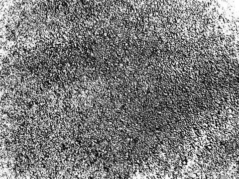 Gritty Black and White Asphalt Texture Background Stock Illustration