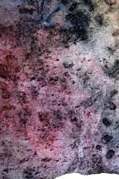 Gritty blotchy abstract paint blending watercolor rainbow background Stock Illustration