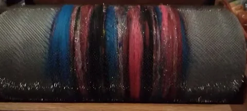 Gritty blue black and pink colors turning on drum scene Stock Footage 171781030