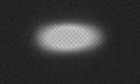 Gritty gradient black and white texture forming an oval like hole Stock Illustration