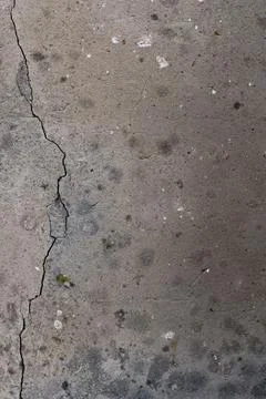 Gritty Gray Cracked Concrete Texture Vertical Background Weathered Surface .. Stock Photos