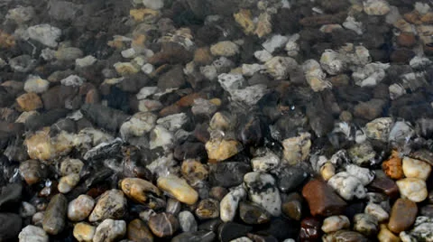 A gritty underground river Stock Footage 25261137