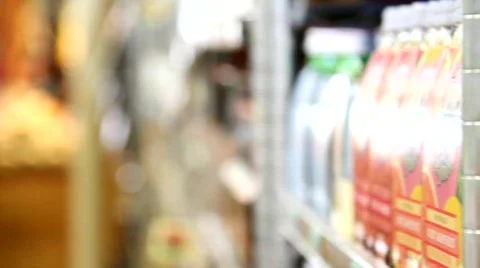 Grocery Aisle 2 Stock Footage 734760
