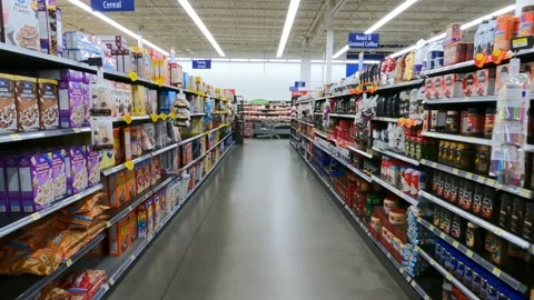 Grocery aisle Stock Footage 173503605