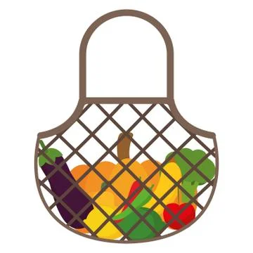 Grocery bag icon Stock Illustration
