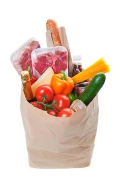 Grocery bag Foto stock