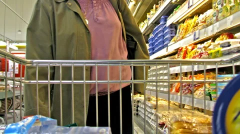 Grocery shopping 2 Stock Footage 886945