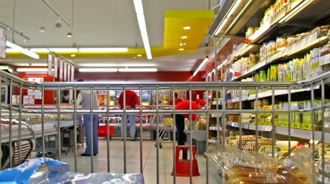 Grocery shopping Stock Footage 887793