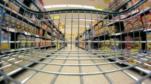 Grocery Shopping Stock Footage 1000613