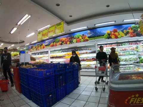 Grocery Shopping Timelapse Video stock 235592772