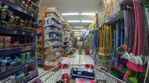Grocery Shopping Timelapse Video stock 235592774