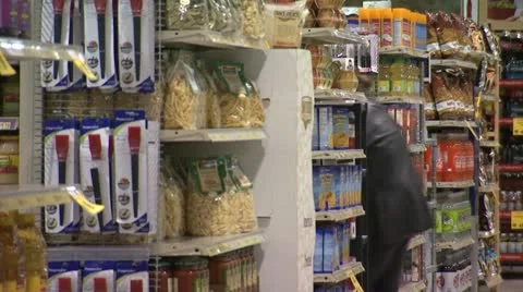 Grocery Store 1 Stock Footage 21978932