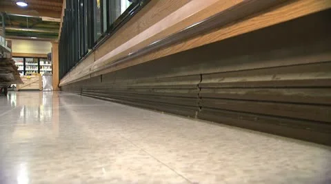 Grocery Store Aisle Low Angle Stock Footage 21979061