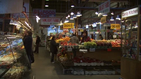 Grocery Store Stock Footage 123933063