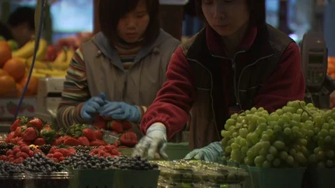 Grocery Store Stock Footage 123933070