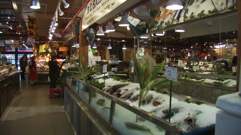 Grocery Store Stock Footage 123933157