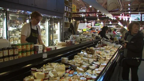 Grocery Store Stock Footage 123933297