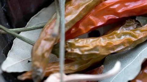 Grocery video with hot pepper Stock Footage 132561650