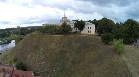 Grodno, Belarus. City aerial view Stock Footage 59556275