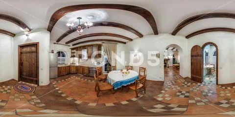 GRODNO, BELARUS - NOVEMBER, 2013: full seamless spherical Panorama 360 degree Stock Photos