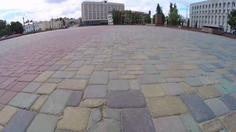 Grodno, Belarus - September 4, 2015: City aerial view Stock Footage 59555300