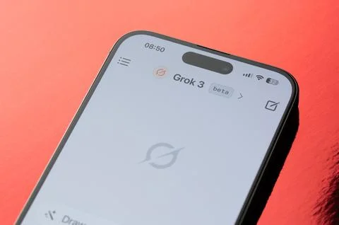 Grok 3 chat bot Stock Photos