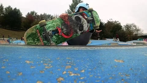 Grom Skate 01 Stock Footage 163150946