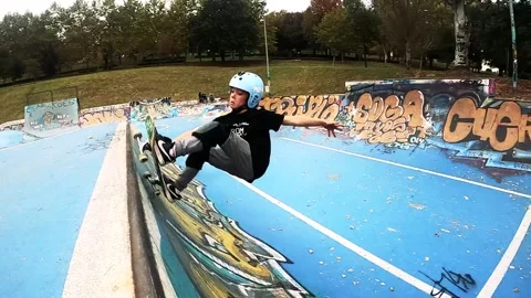 Grom Skate 02 Stock Footage 163151015