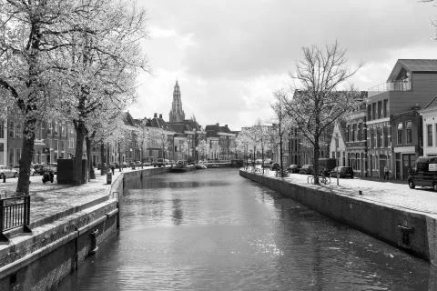 Groningen Canals Stock Photos