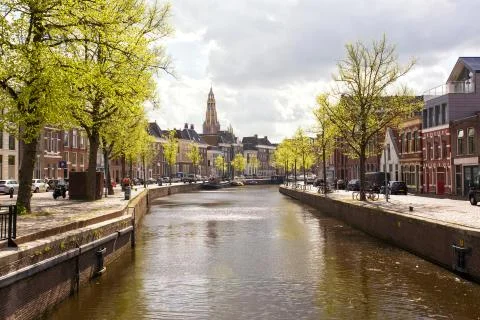 Groningen Canals Stock Photos