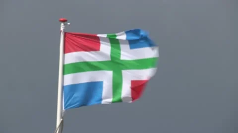 Groningen flag Stockbeeldmateriaal 10909636