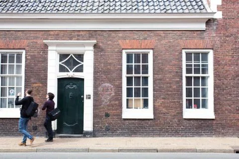 Groninger House Fronts Stock Photos