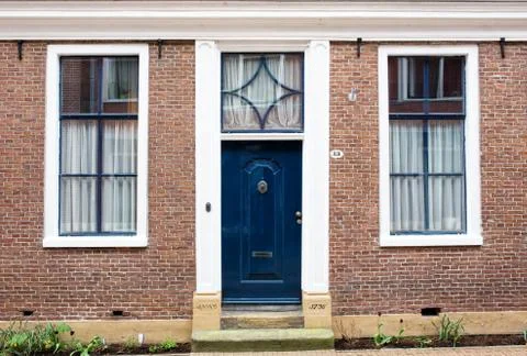 Groninger House Fronts Stock Photos