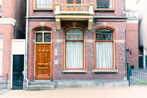 Groninger House Fronts Stock Photos