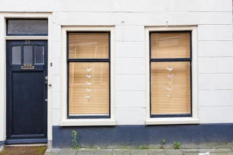 Groninger House Fronts Stock Photos
