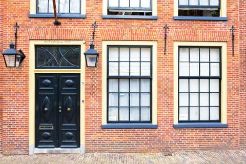 Groninger House Fronts Stock Photos