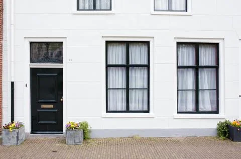 Groninger House Fronts Stock Photos