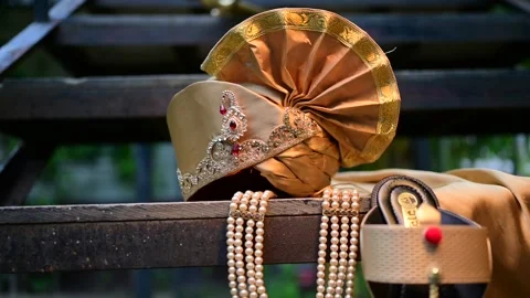 Groom accessories for wedding Stock Footage 162622517