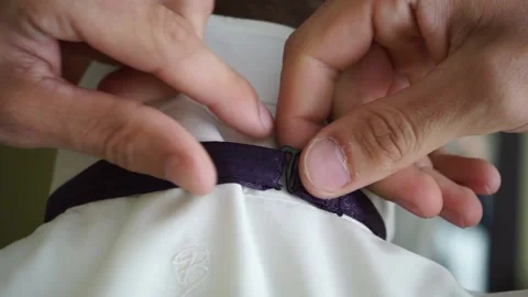The groom adjusts the suit Stock Footage 163567166