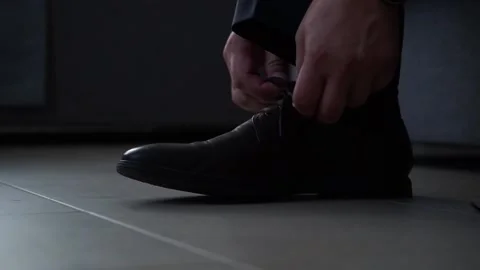 The groom adjusts the suit Stock Footage 163567691